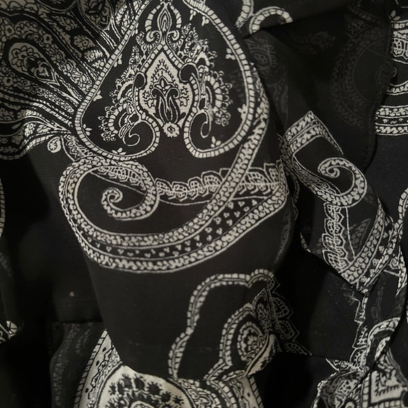 Black Paisley Halter Dress - Picture 2 of 3